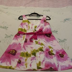 Floral Fit and Flare Dress